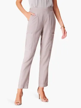 28" Refined Cargo Relaxed Pant in French Linen