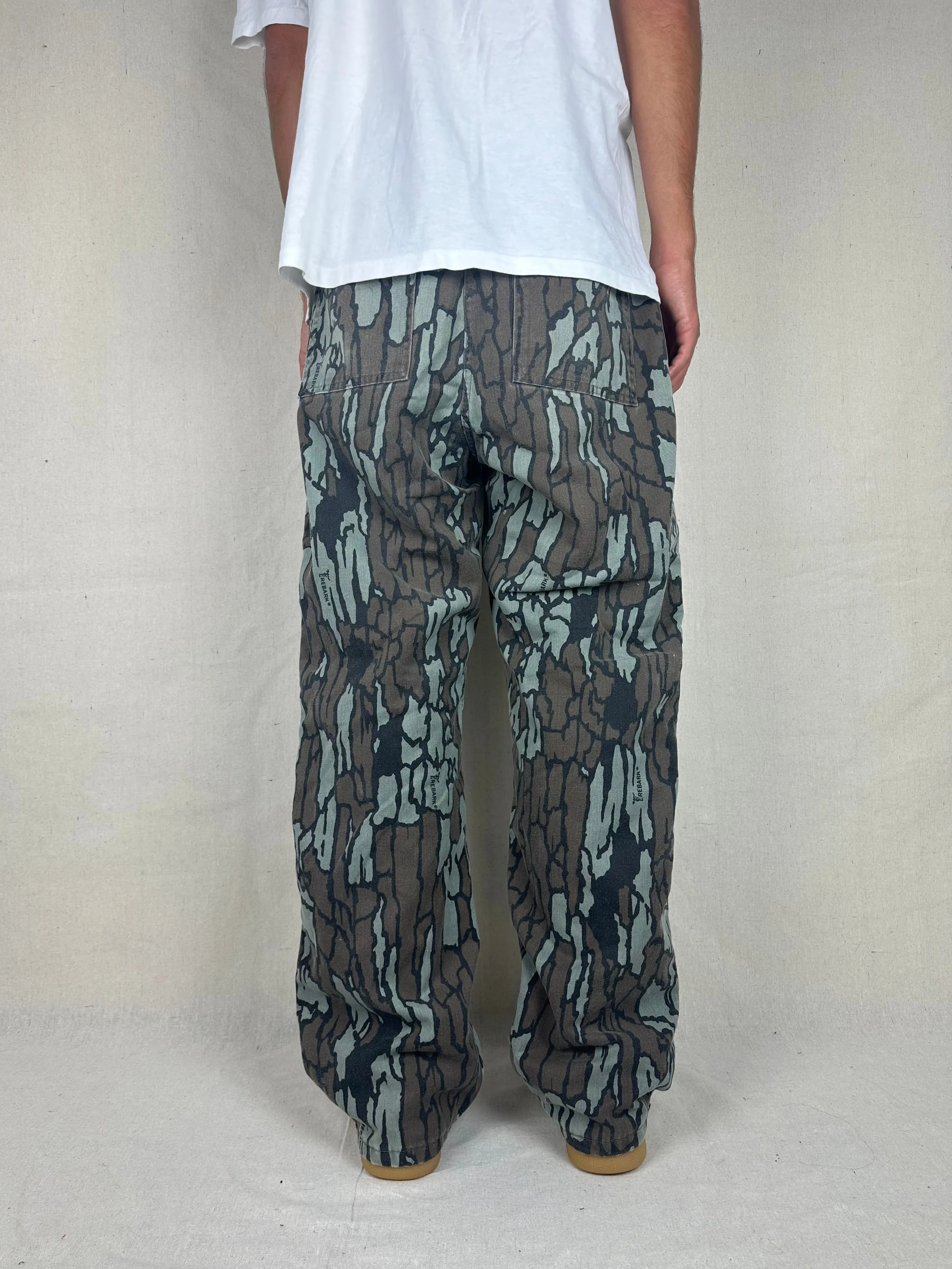 90's Realtree Camo USA Made Vintage Cargo Pants Size 35x32