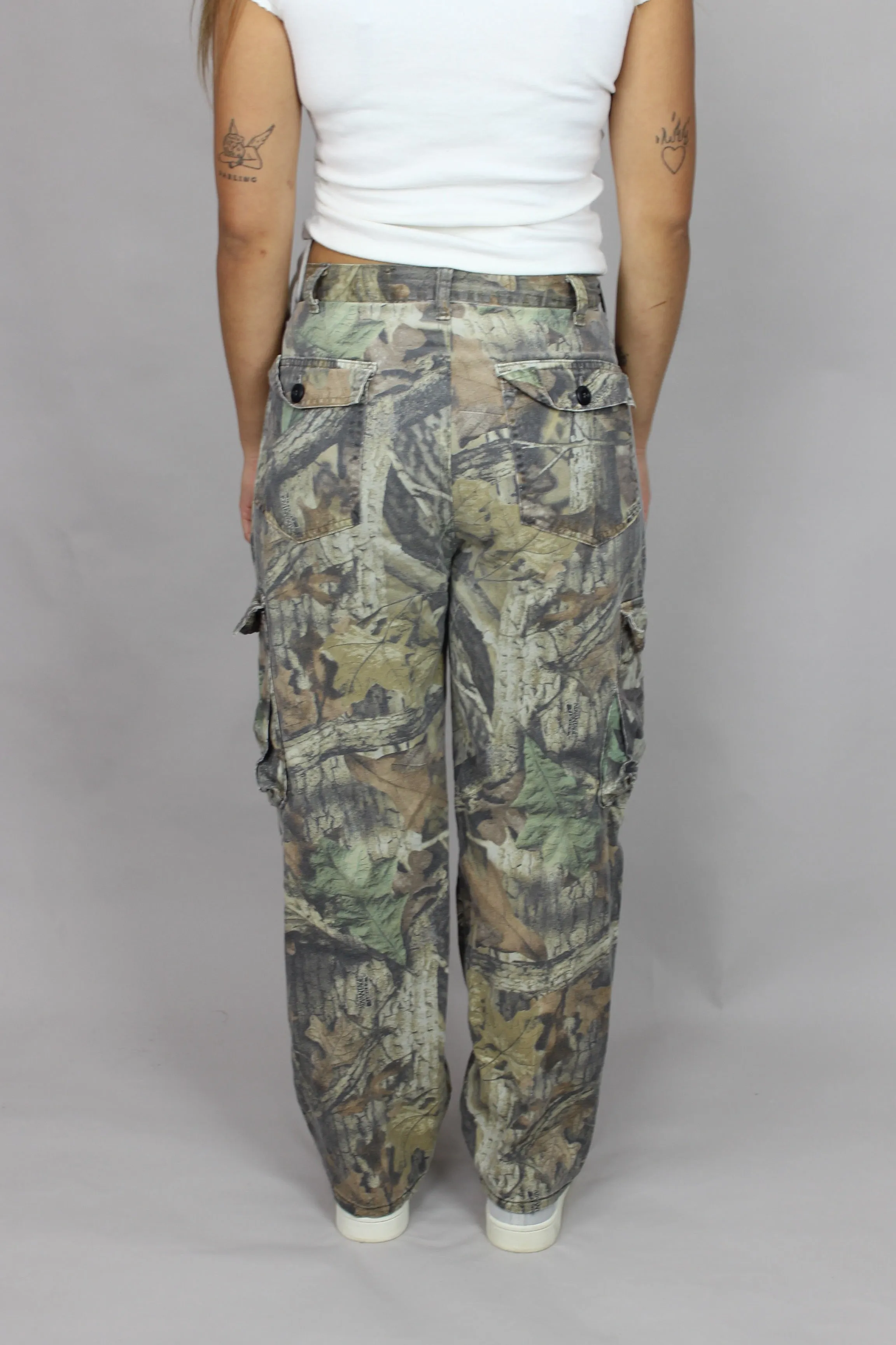 90's Realtree Camo Vintage Cargo Pants Size 28x28