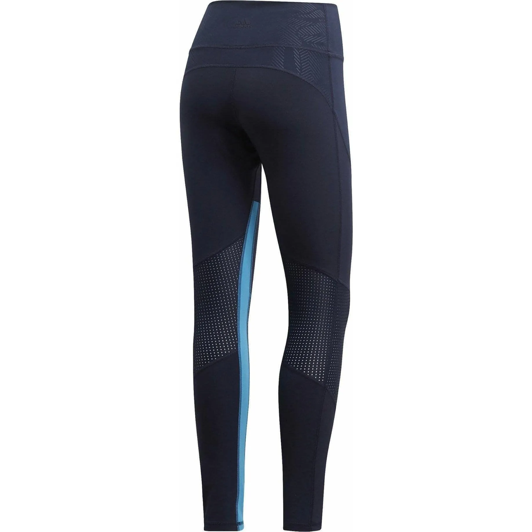 adidas Believe This High Rise Womens Long Training Tights - Blue