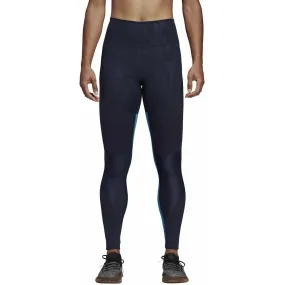 adidas Believe This High Rise Womens Long Training Tights - Blue