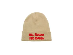 All Sugar No Daddy - Embroidered Winter Beanie