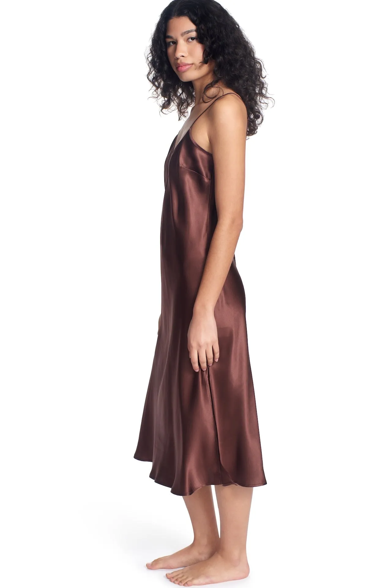 ANA SILK SLIP DRESS