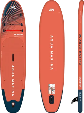 Aqua Marina BT-23MOP Monster 12'0" Inflatable Stand Up Paddle Board All-Around Series New