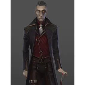 Arcane Silco Black Trench Coat