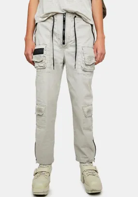 Atmosphere Unisex Stone Wash Cargo Pants