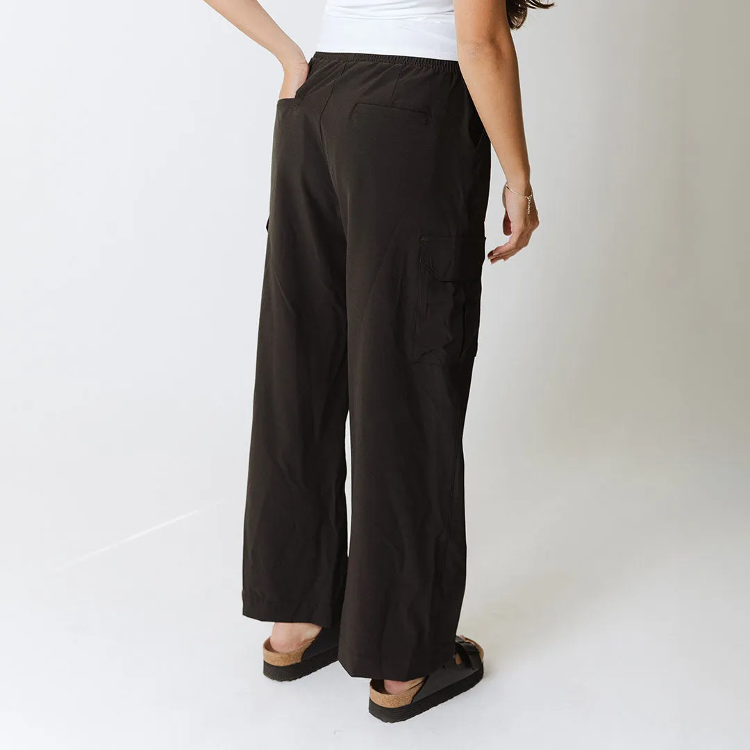 Audrey Cargo Trouser, Black