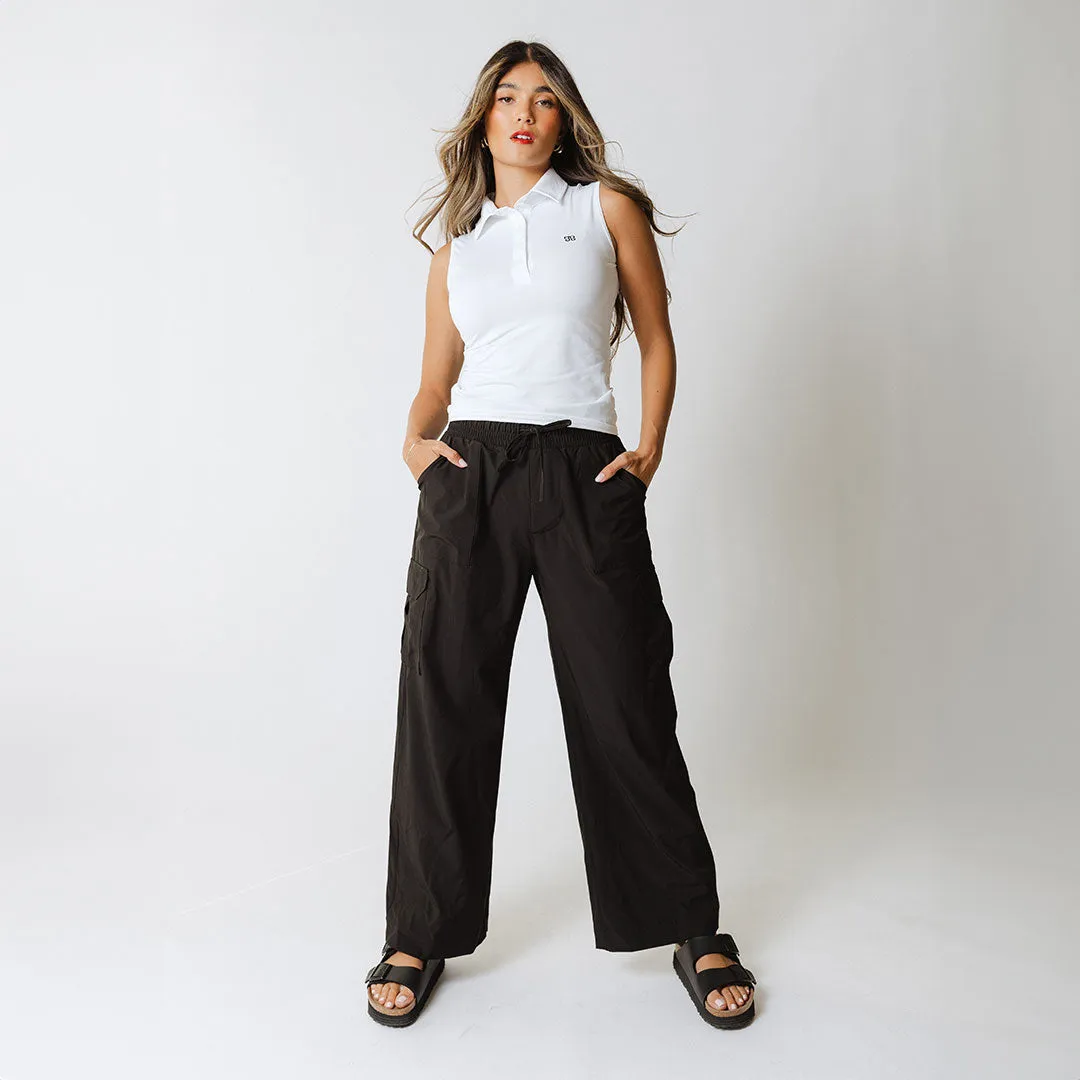 Audrey Cargo Trouser, Black