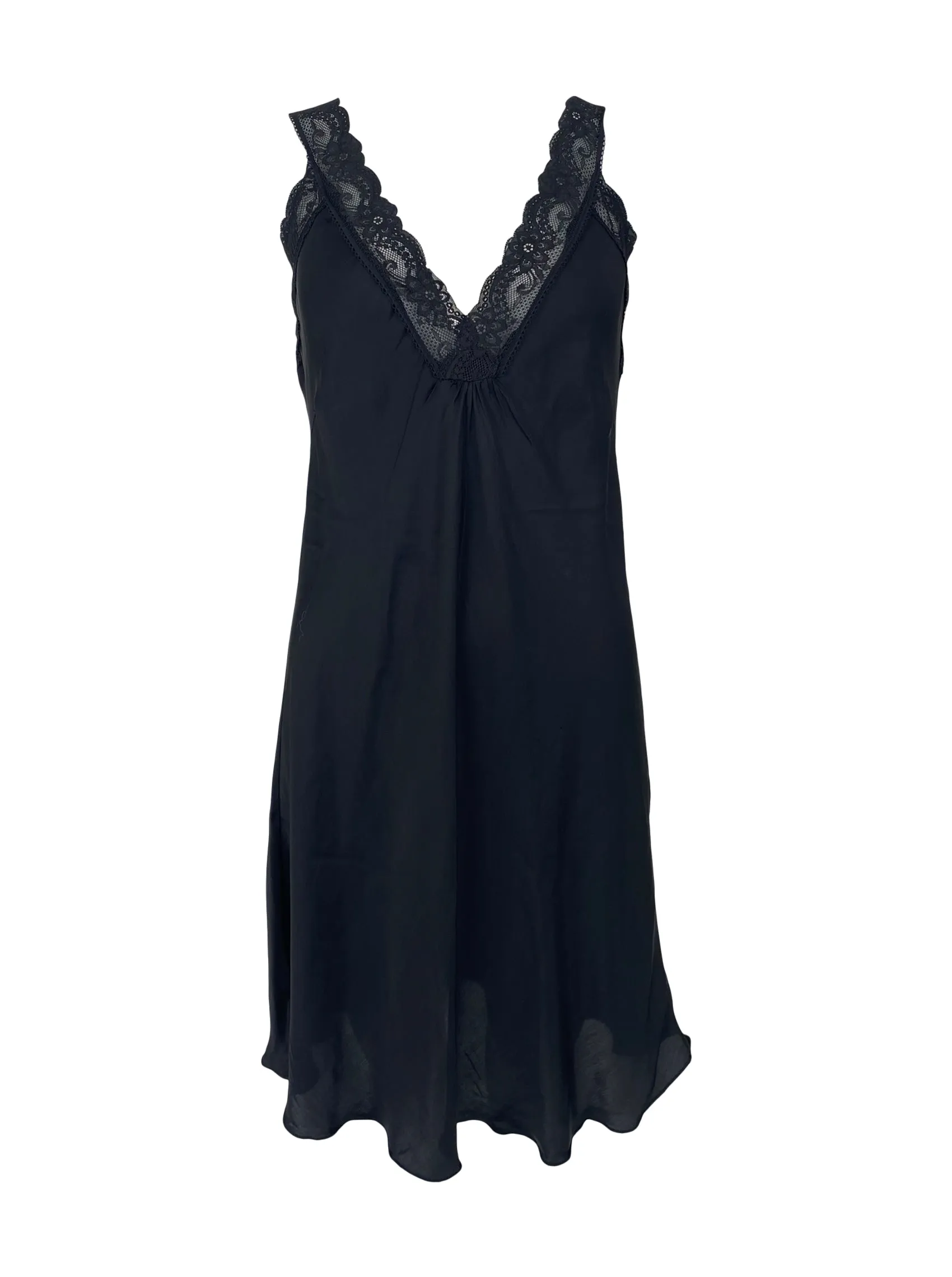 BCBEA slip dress VINTAGE DYED - Black