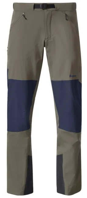 Bergans Men&#x27;s Vaagaa Softshell Pants Green Mud/Navy Blue | Buy Bergans Men&#x27;s Vaagaa Softshell Pants Green Mud/Navy Blue here | Outnorth