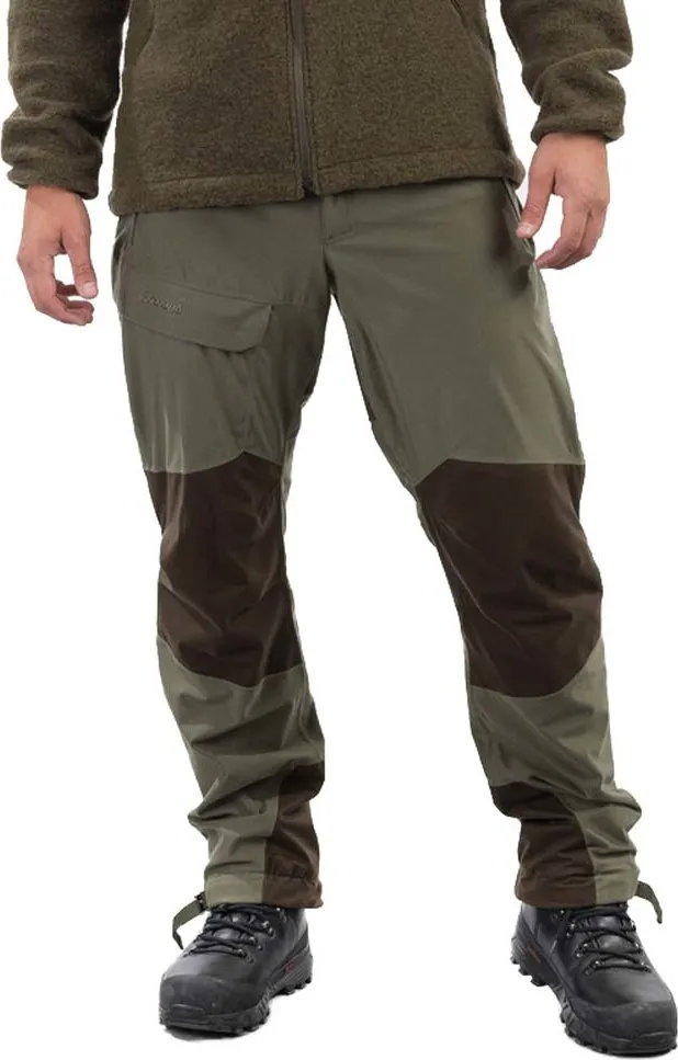 Bergans Unisex Hogna V2 2L Pants Green Mud/Dark Wood Brown | Buy Bergans Unisex Hogna V2 2L Pants Green Mud/Dark Wood Brown here | Outnorth