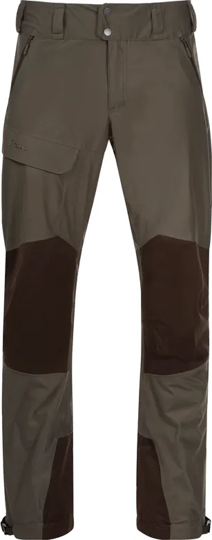 Bergans Unisex Hogna V2 2L Pants Green Mud/Dark Wood Brown | Buy Bergans Unisex Hogna V2 2L Pants Green Mud/Dark Wood Brown here | Outnorth