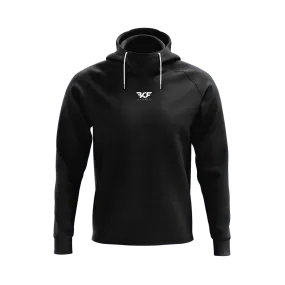 Black Melange: Pullover Hoodie