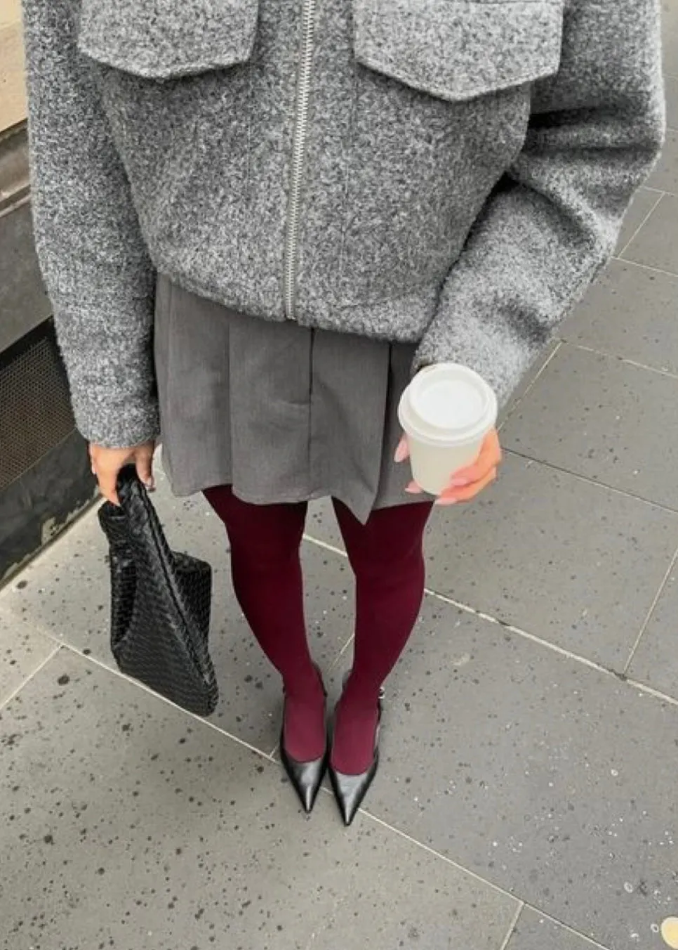 Burgundy Tights