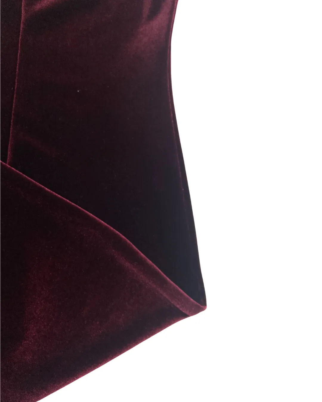 Burgundy Velvet Slip Dress