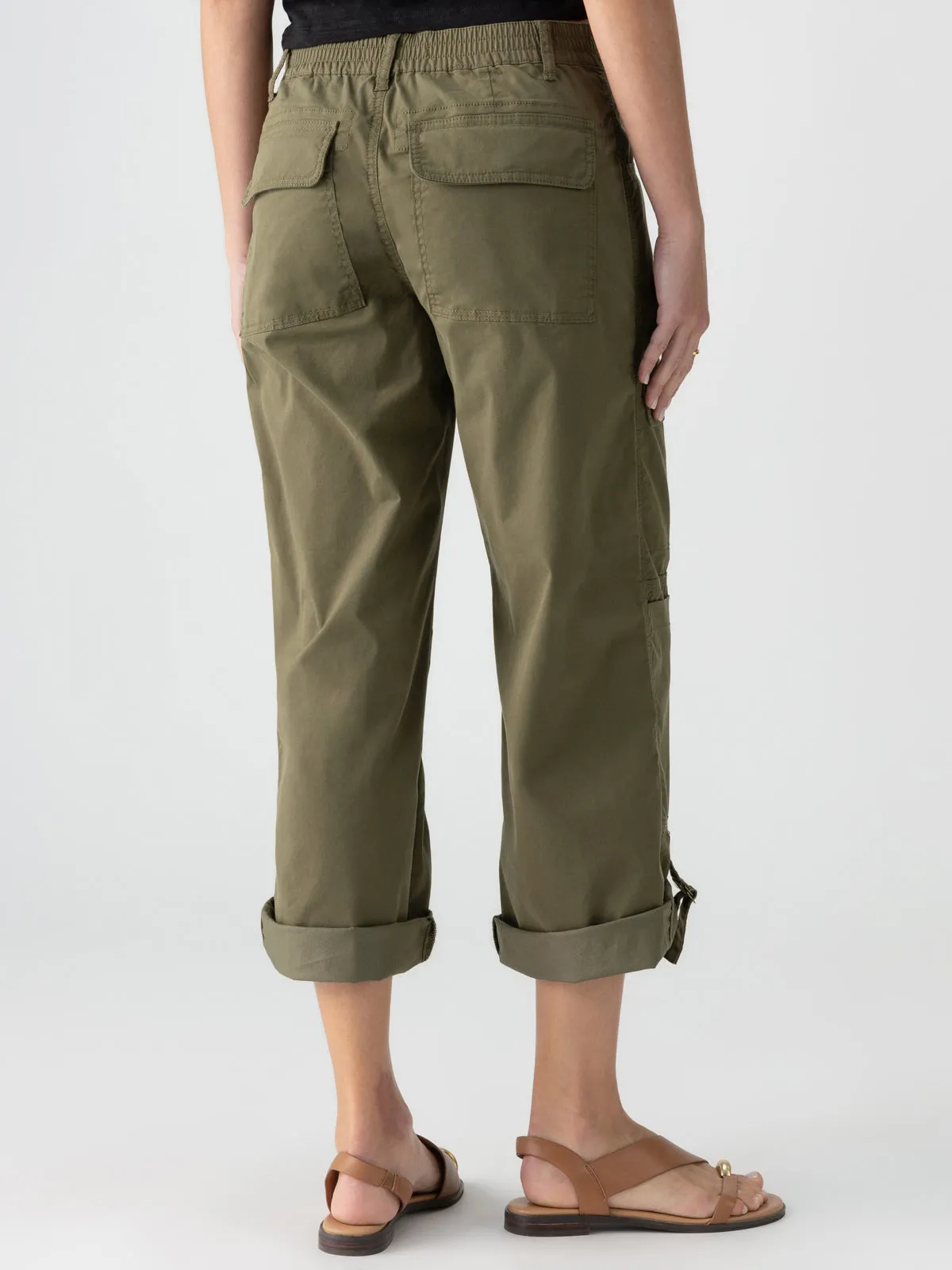 Cali Cargo Standard Rise Pant Mossy Green