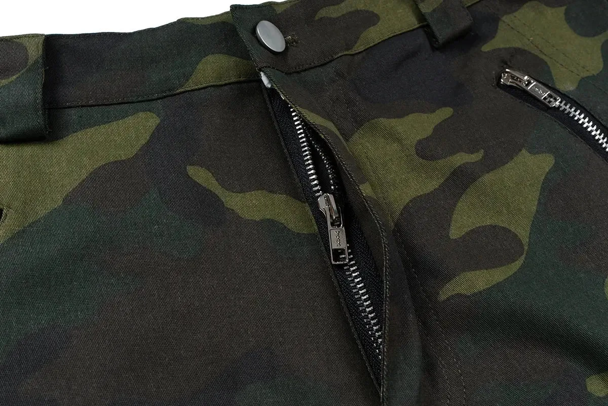 Camouflage Cargo Wide Leg Baggy Pant