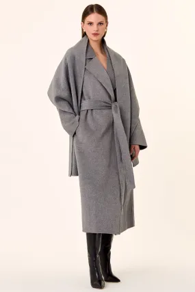 Candice Wool Coat - Charcoal