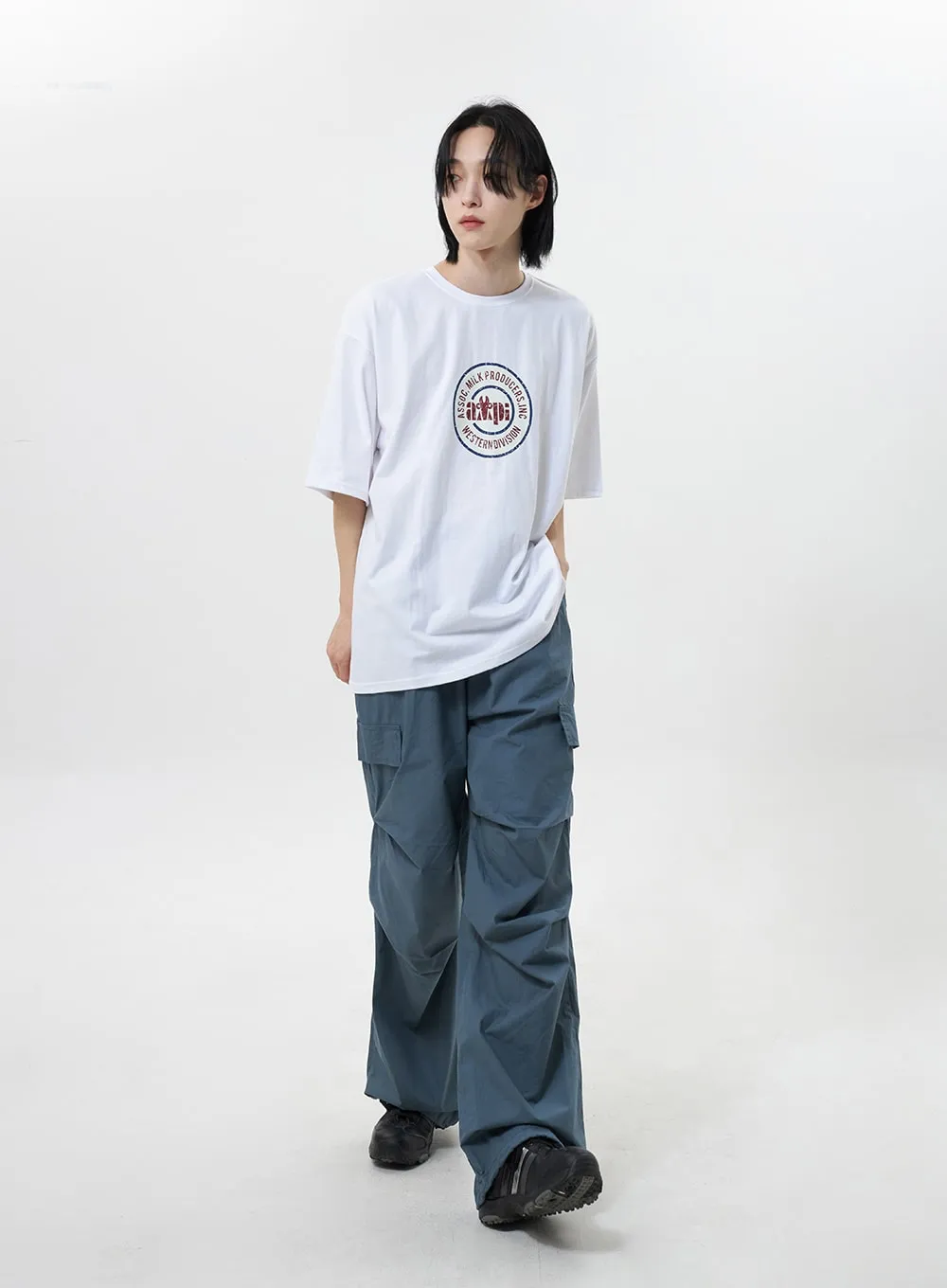 Cargo Wide Pants Unisex CY319