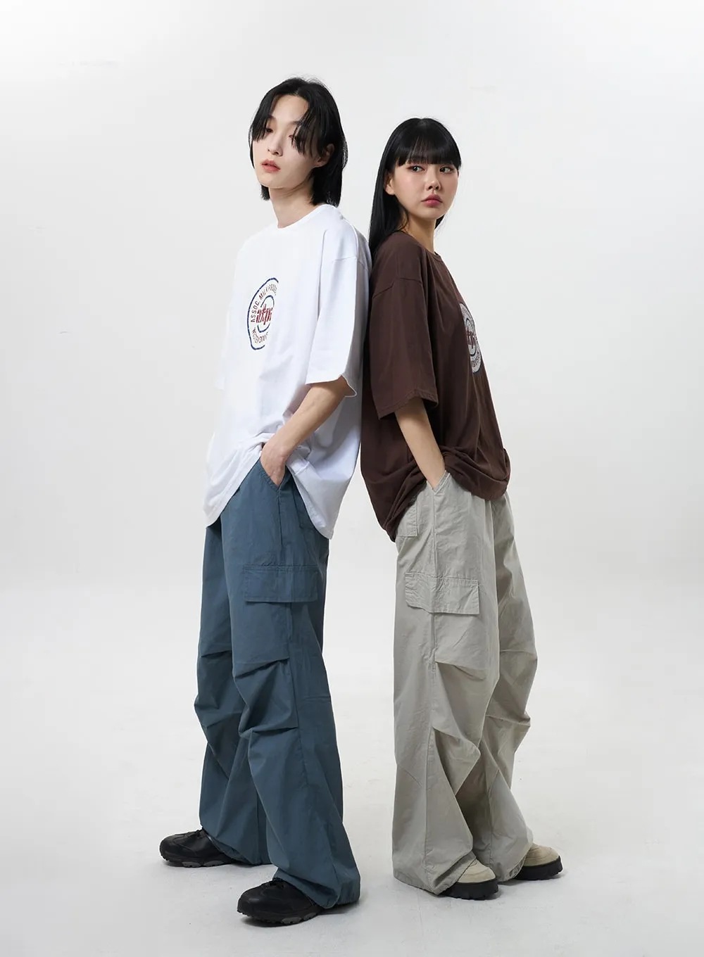 Cargo Wide Pants Unisex CY319