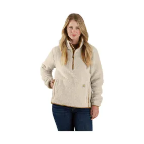 Carhartt Women's Loose Fit Fleece Pullover - Oat Milk