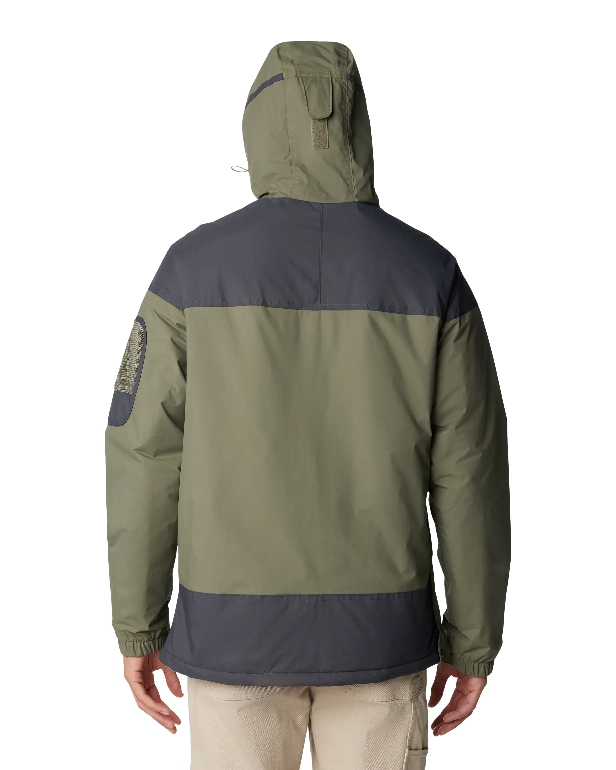 Challenger Pullover Jacket in Stone Green & Shark