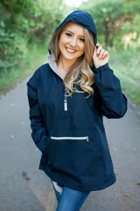 Charles River Chatham Anorak Pullover Navy