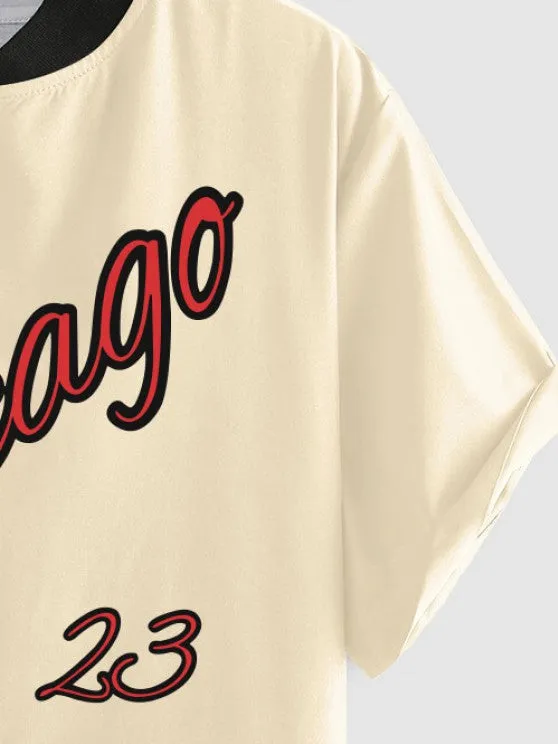 Chicago Baseball Shirt With Cargo Pants