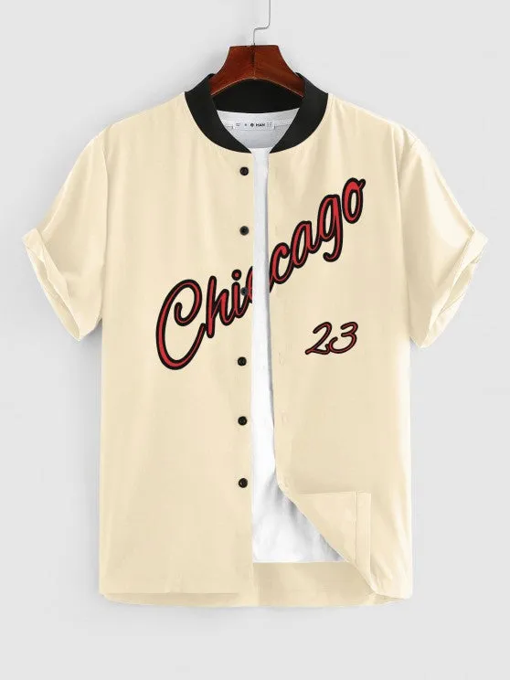 Chicago Baseball Shirt With Cargo Pants