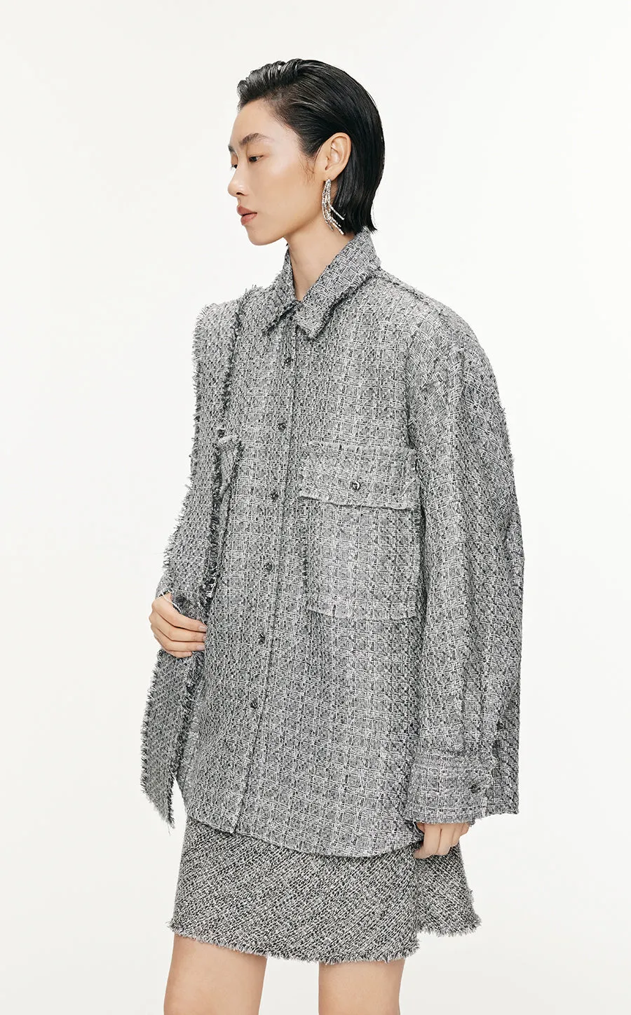 Coat / JNBY Oversize Plaid Jacket