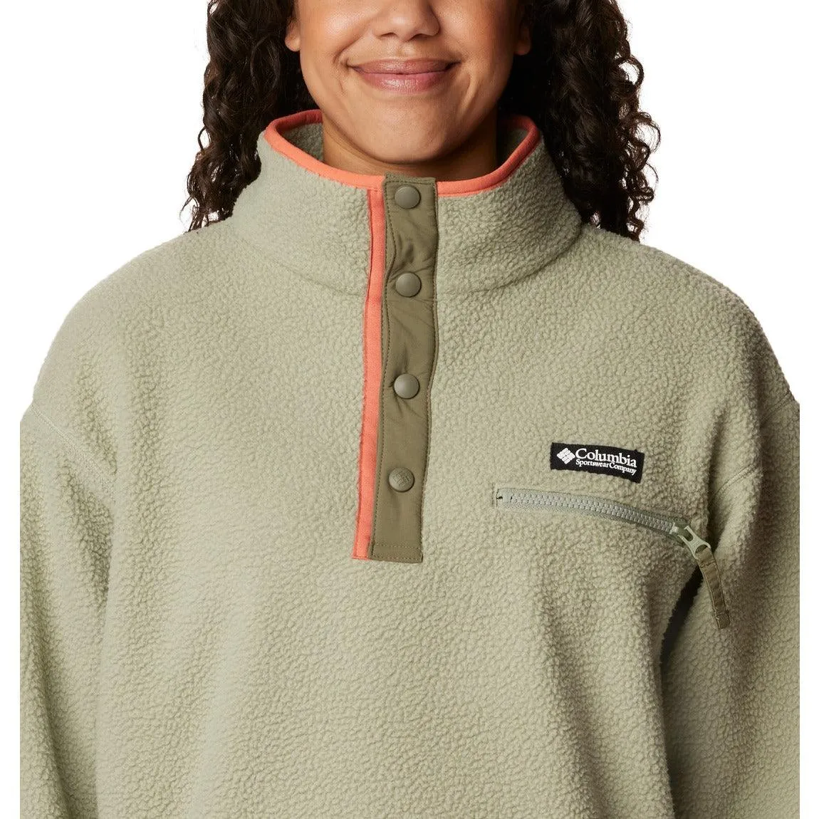 Columbia Helvetia™ Cropped Half Snap Fleece Pullover - Women