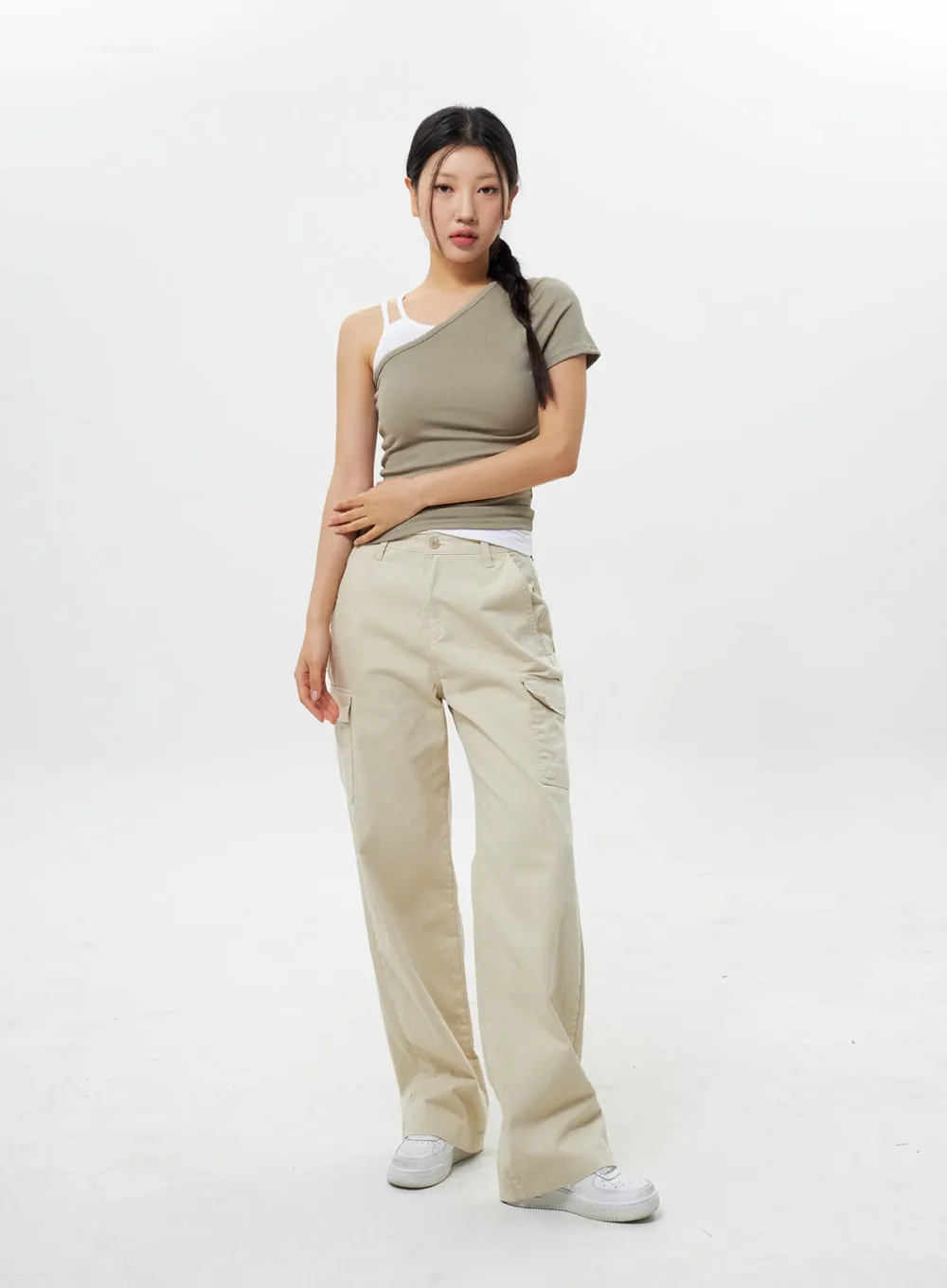 Cotton Cargo Pants IY312