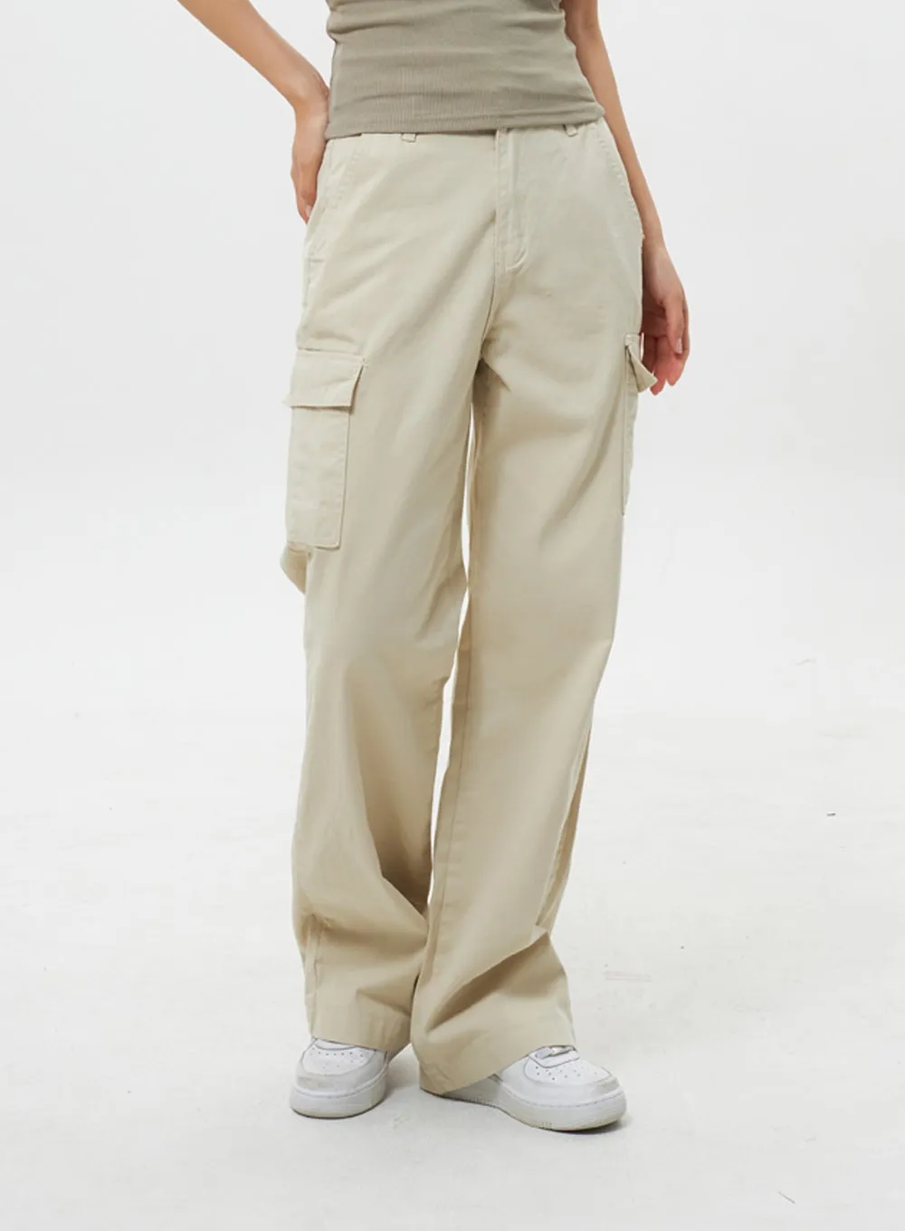 Cotton Cargo Pants IY312