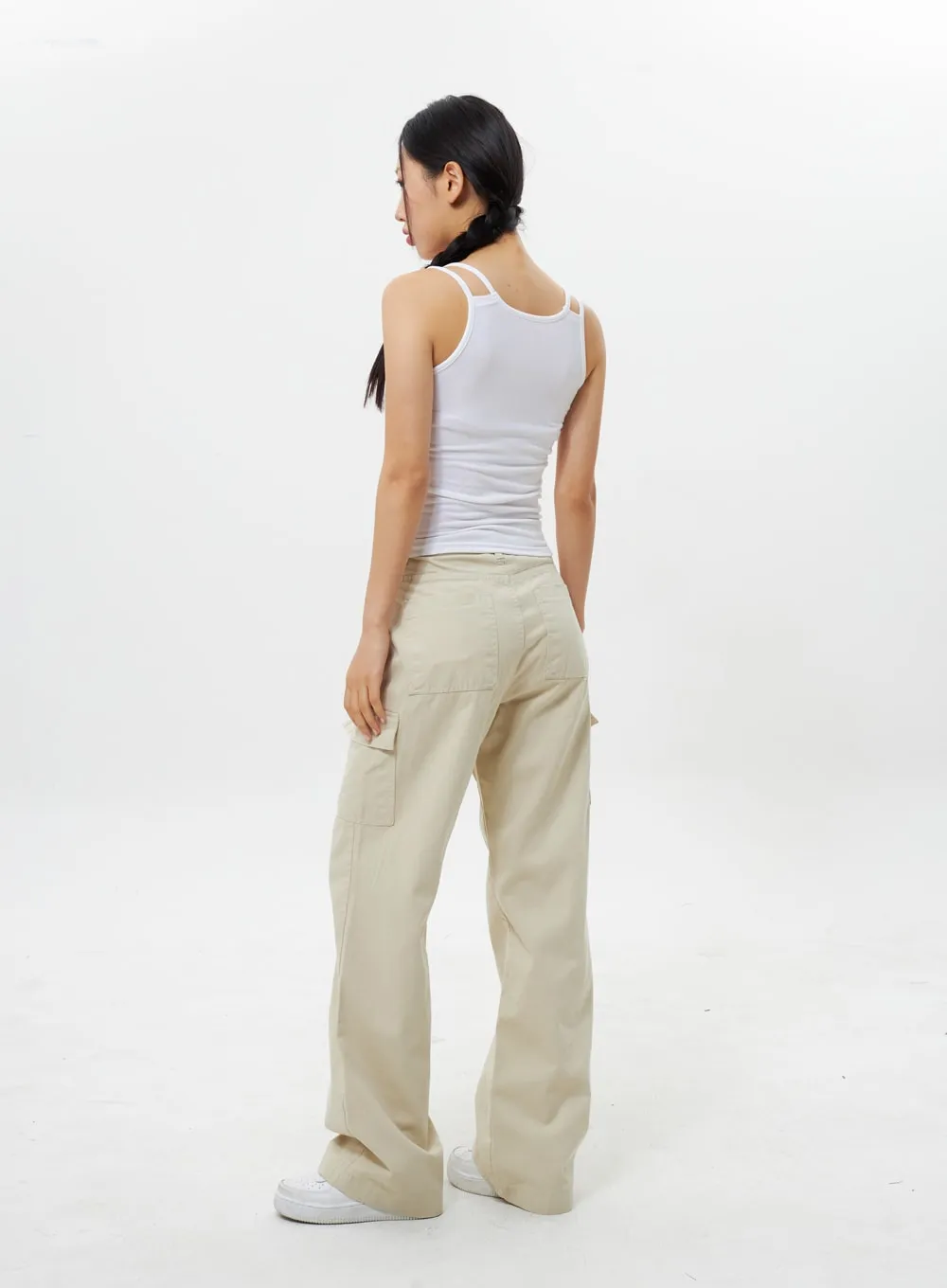 Cotton Cargo Pants IY312