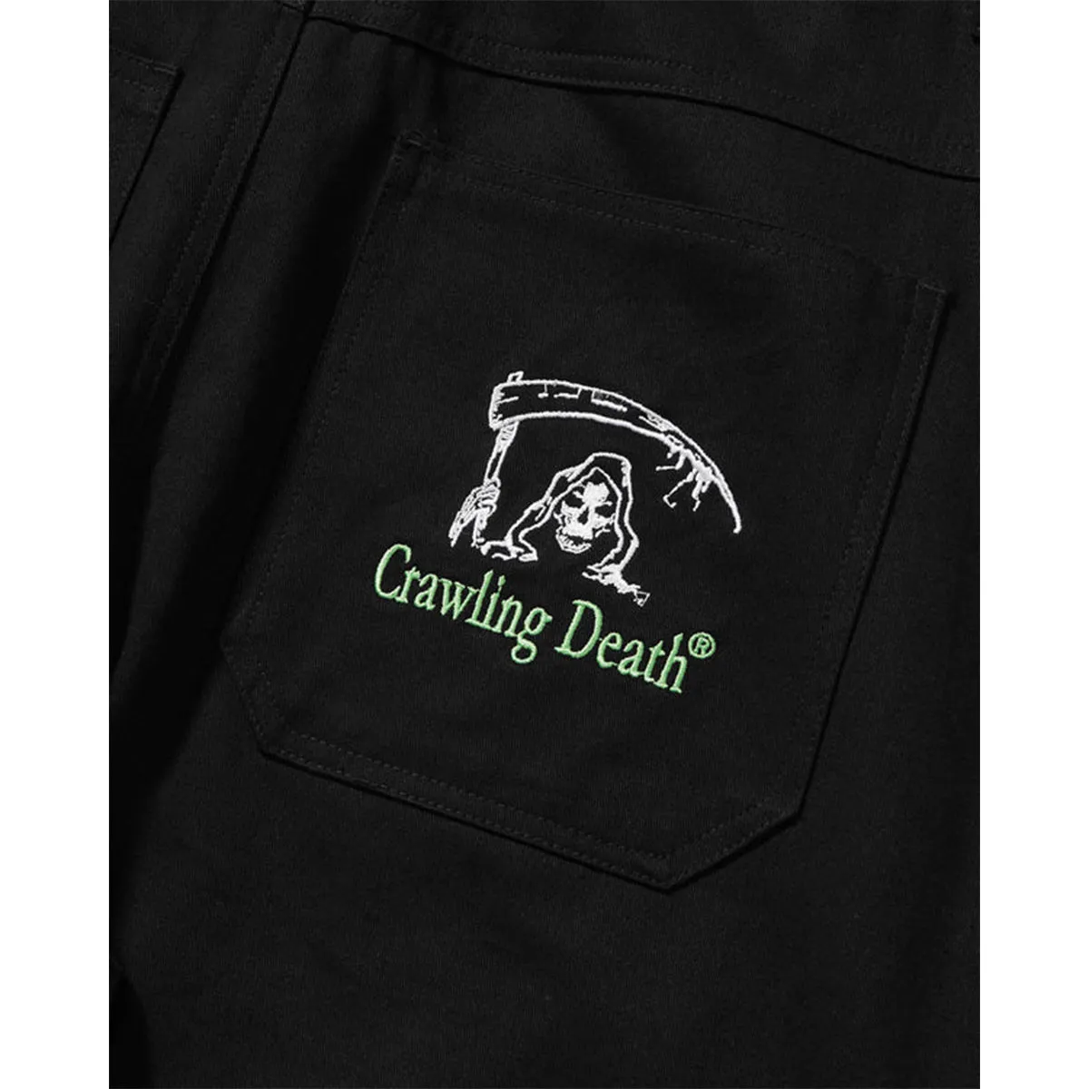 Crawling Death - Reaper Logo Cargo Pants Black