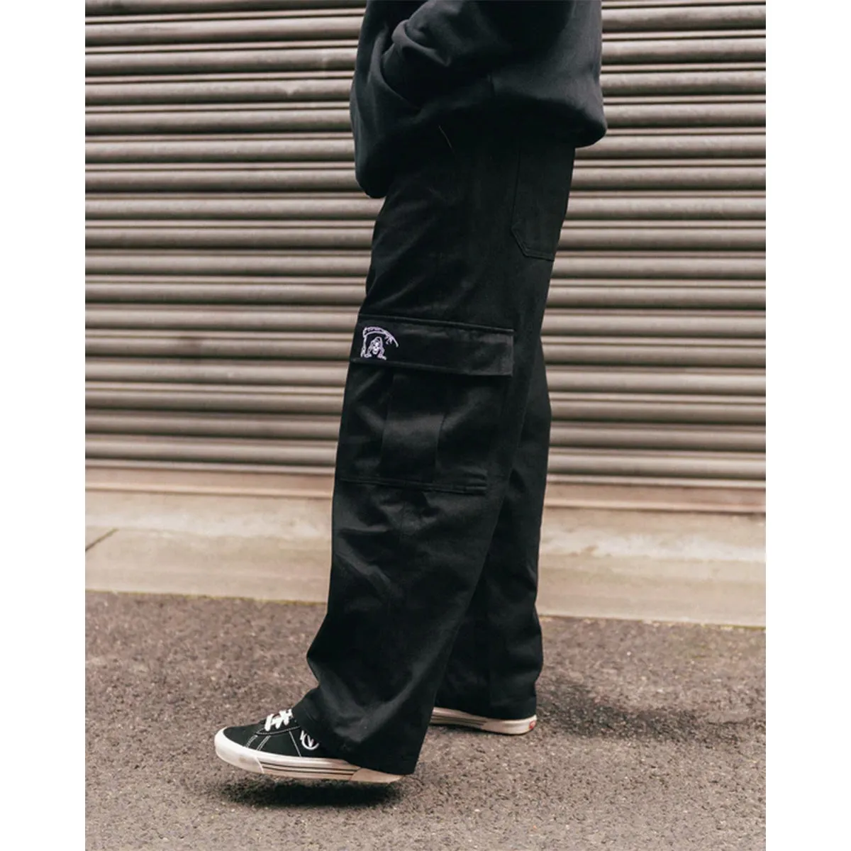 Crawling Death - Reaper Logo Cargo Pants Black