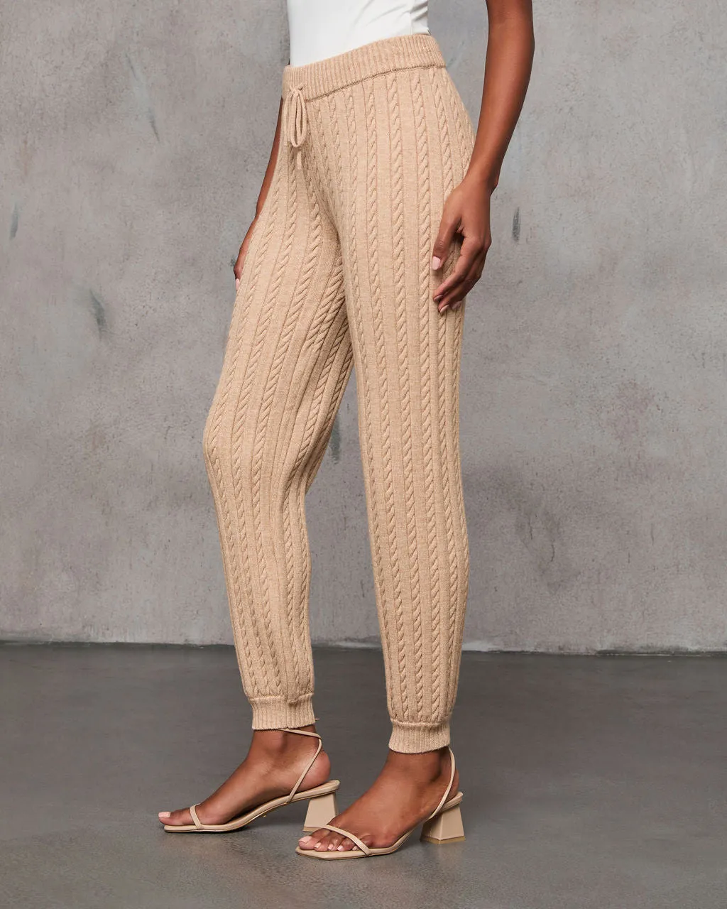 Cuddle Me High Rise Knit Pant