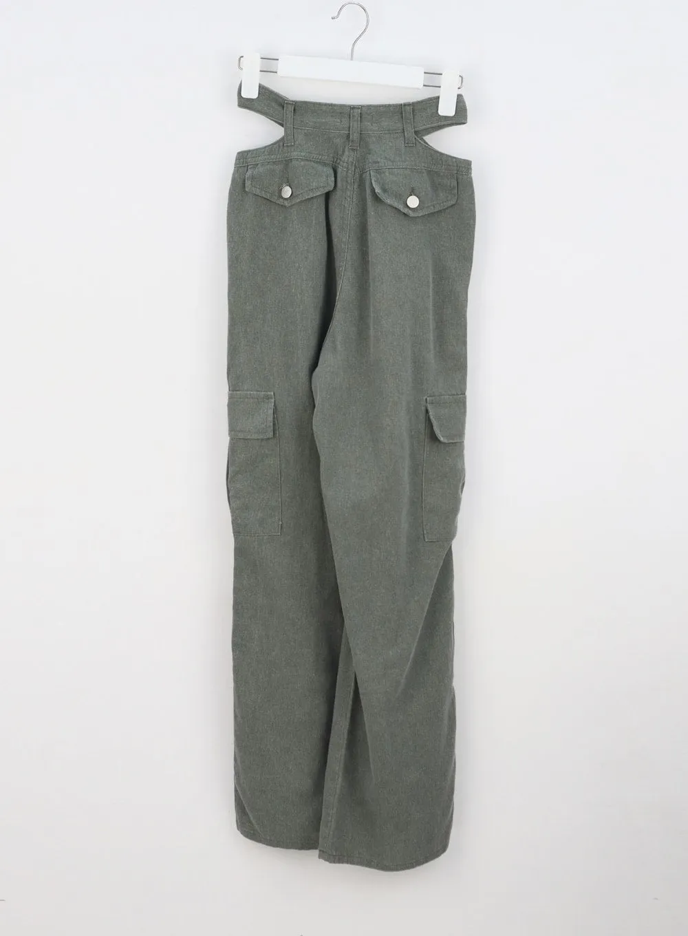 Cut Out Cargo Pants IY318