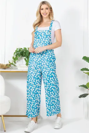 Daisy Flower Corduroy Overalls