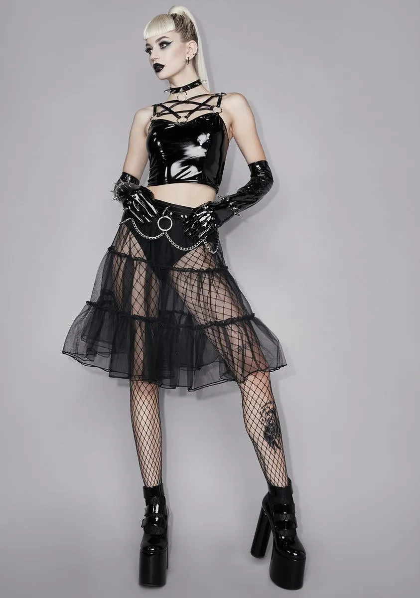 Dance With Death Tulle Skirt