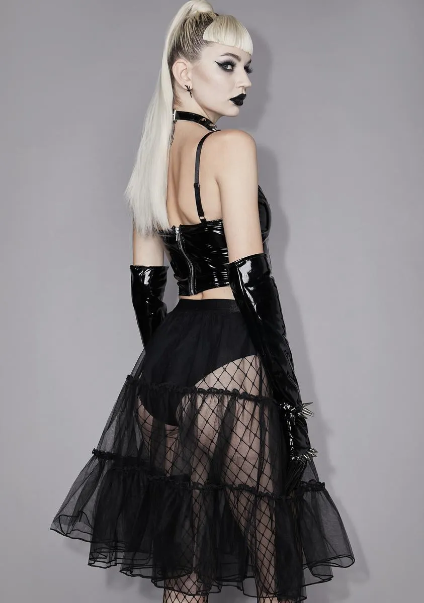 Dance With Death Tulle Skirt