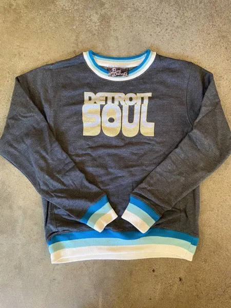 Detroit Soul Pullover /  Yellow   Charcoal / Unisex