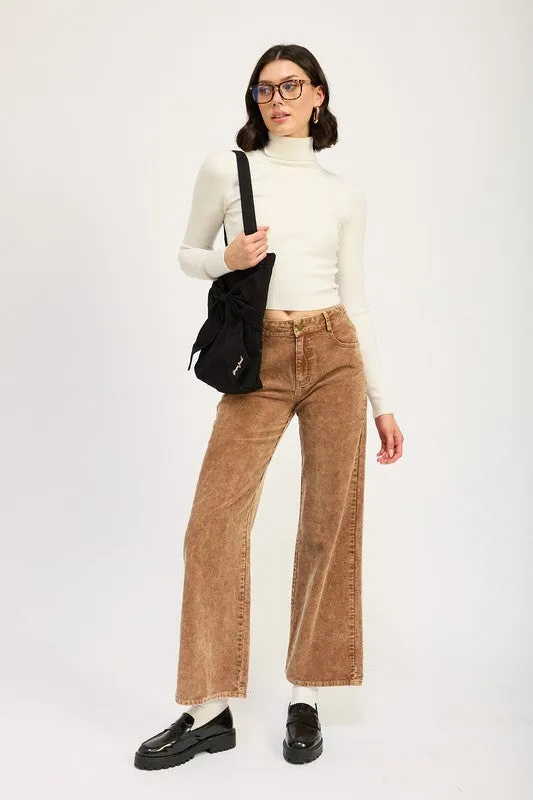 Distressed Corduroy Pants