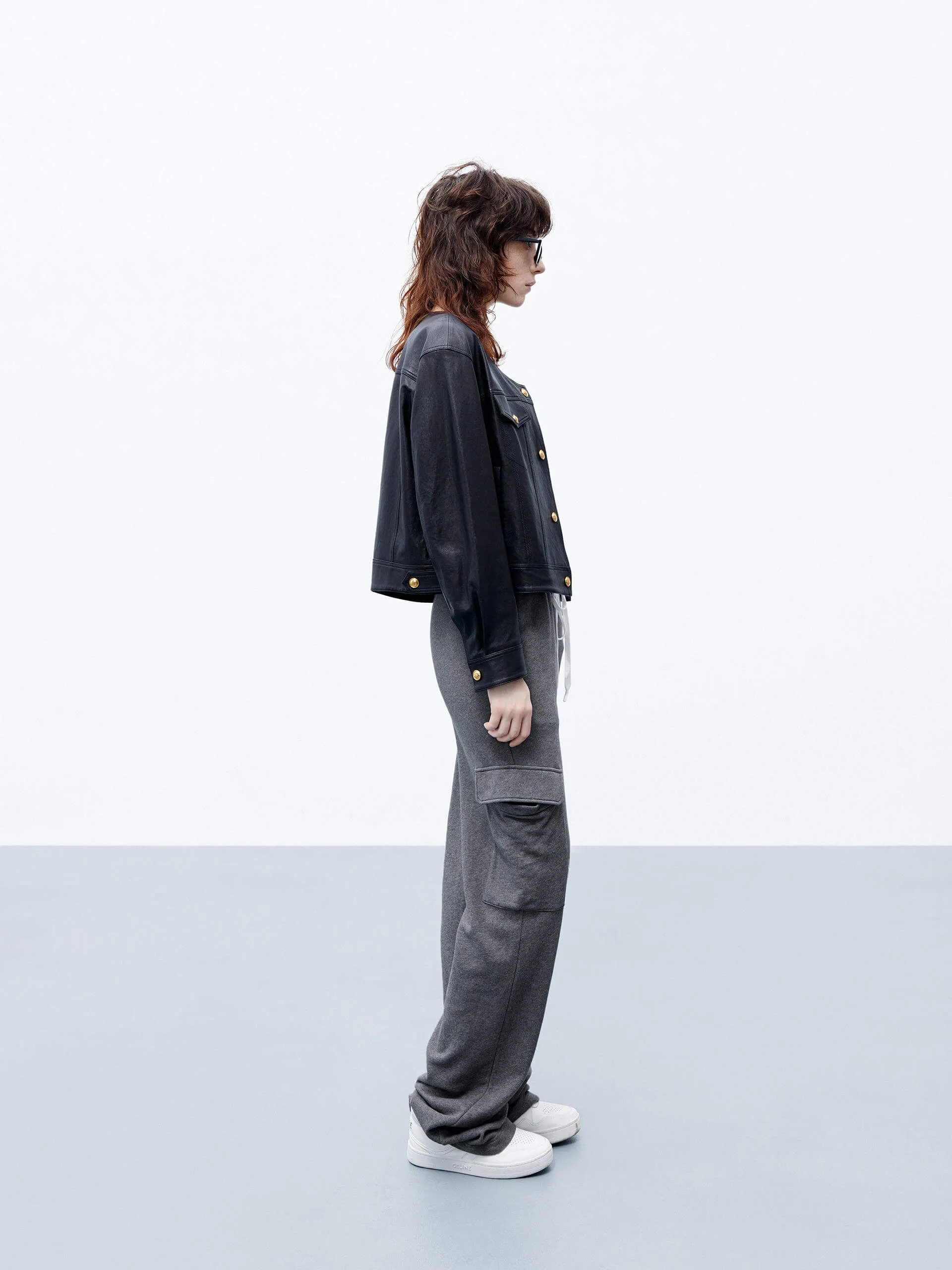 Drawstring Waist Cotton Pants