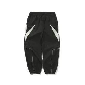 EXQUISITE 3L WIDE JOGGER PANTS BLACK