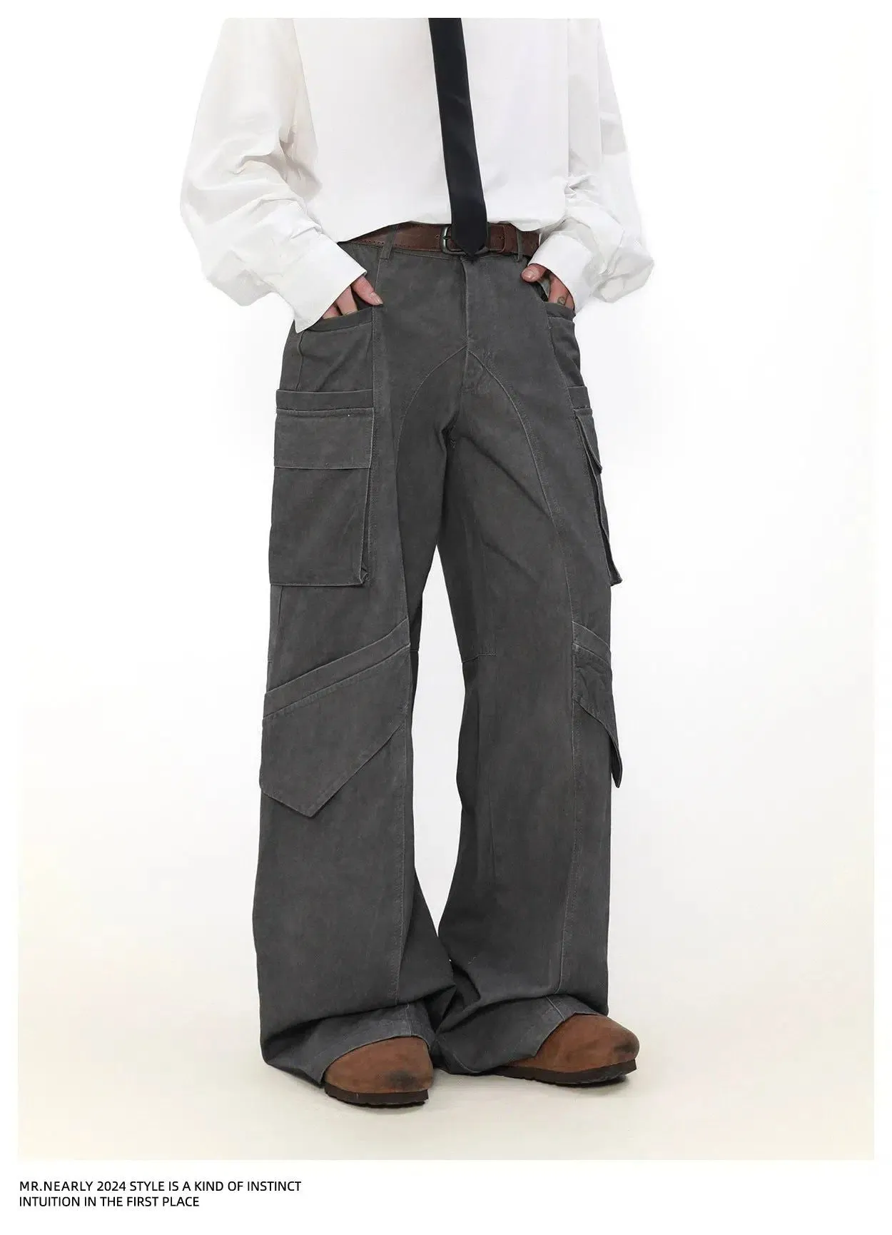 Faded Utility Pocket Cargo Pants