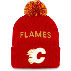 FANATICS CALGARY FLAMES CUFF POM BEANIE