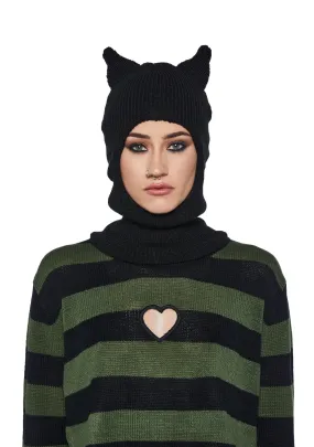 Feline Spell Knit Balaclava