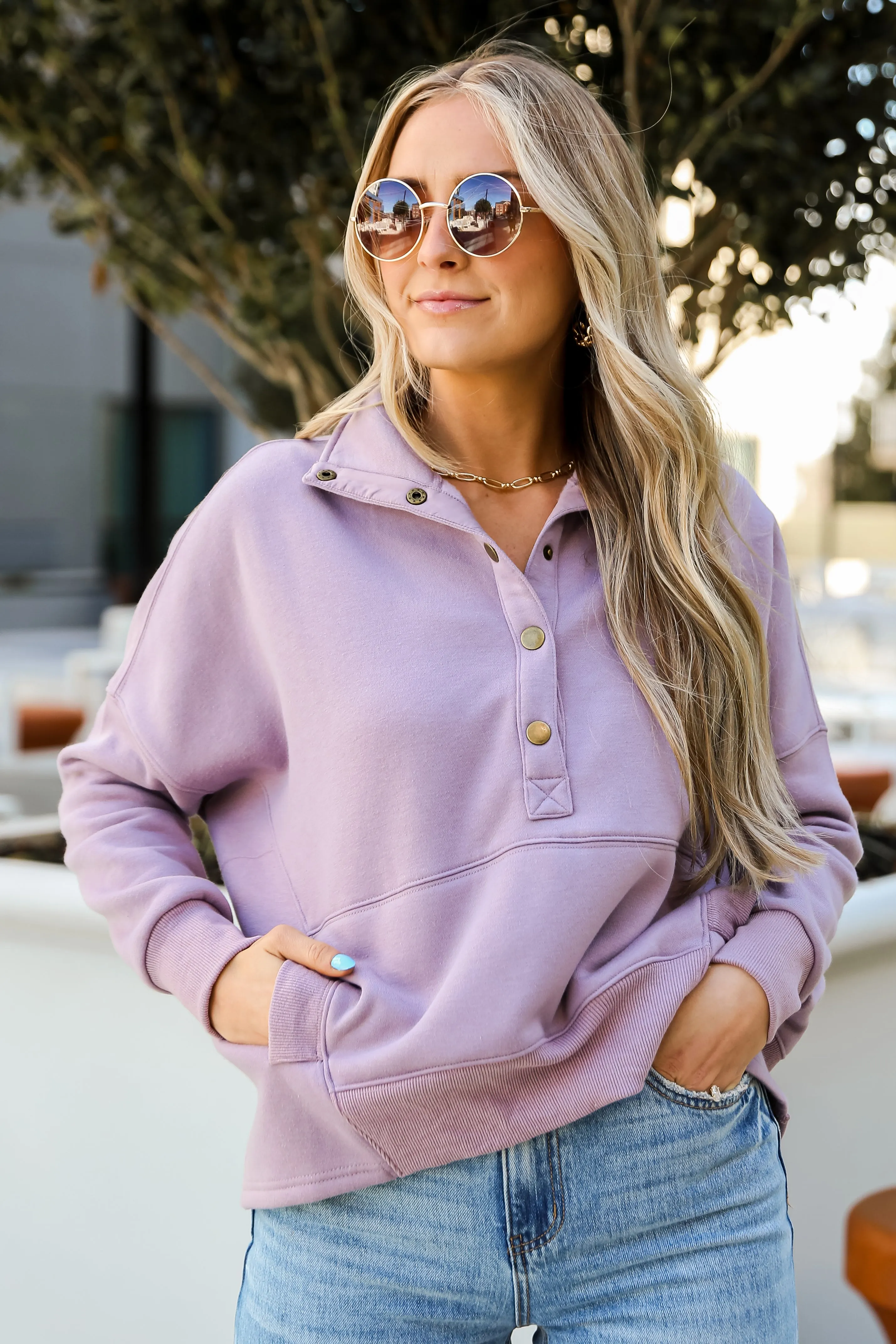 FINAL SALE - Lexi Oversized Fleece Pullover