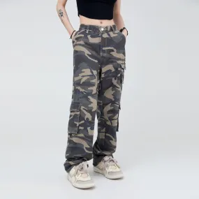 Flap Pocket Camouflage Cargo Pants